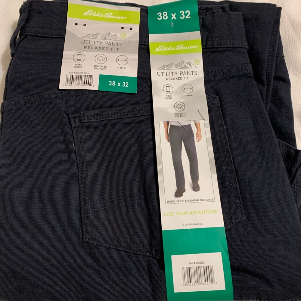 Eddie Bauer Men's Dark Utility Jeans